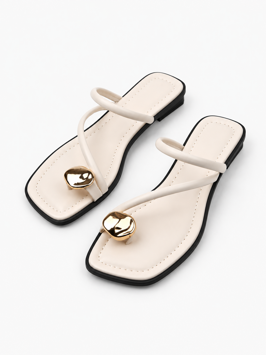 Zélie-Marie beige — paire trois quarts
