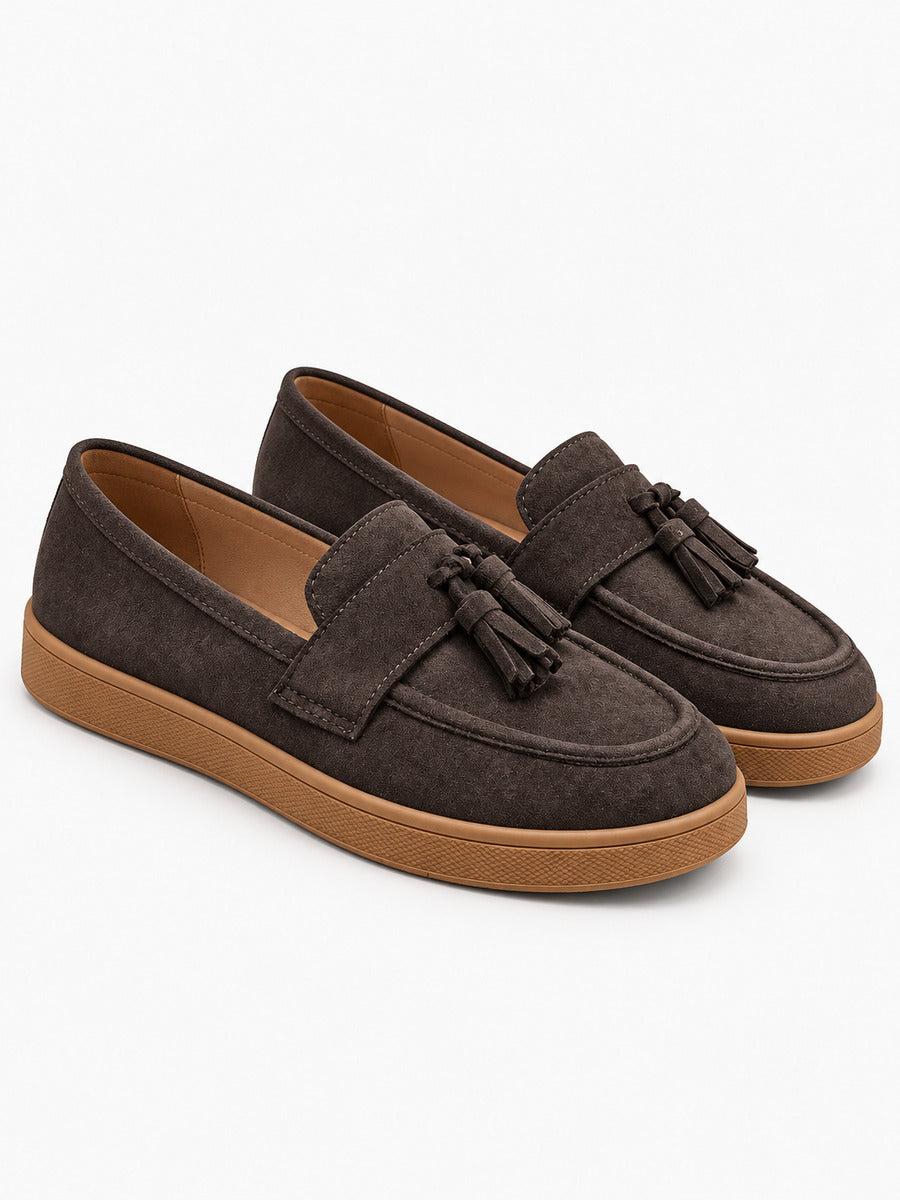 Axelle – Mocassin à pampilles femme — paire 3/4