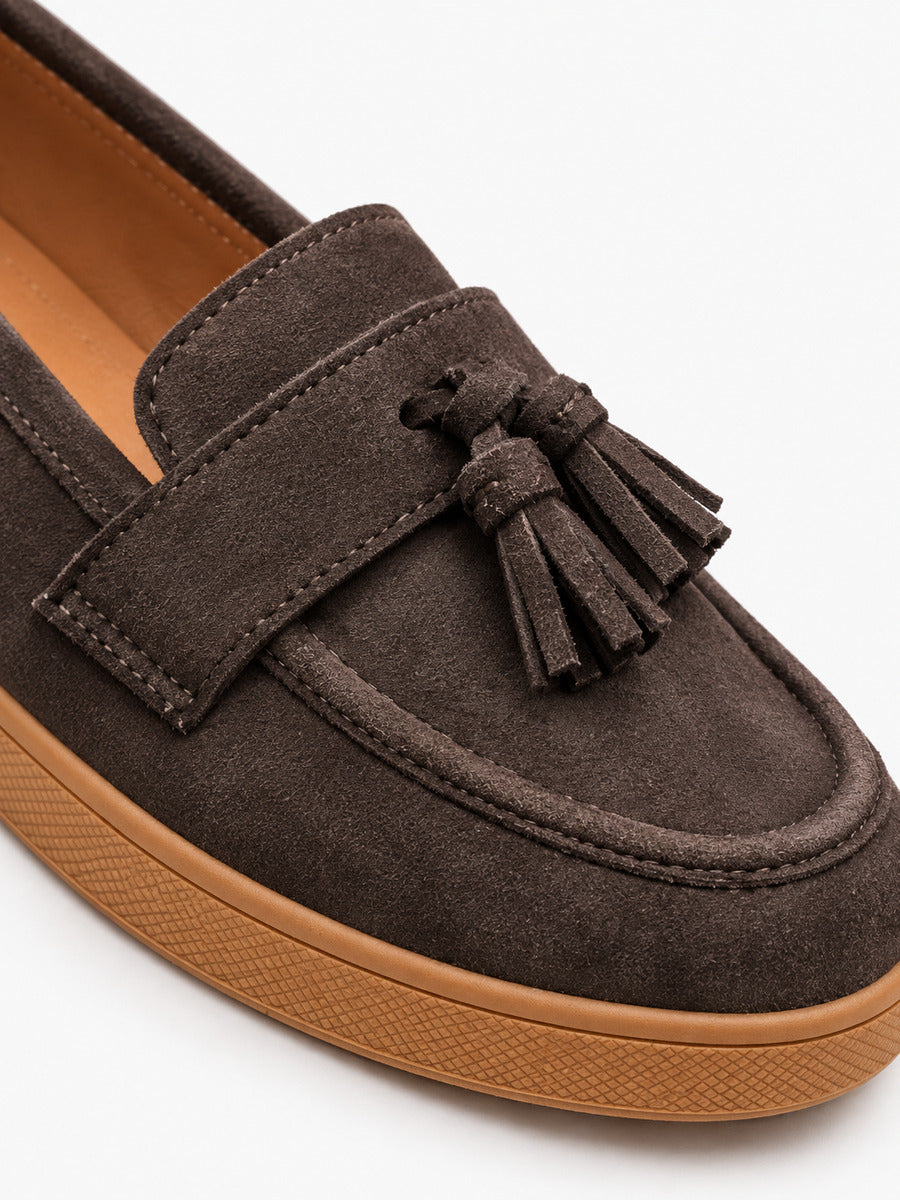 Axelle – Mocassin à pampilles femme — détail