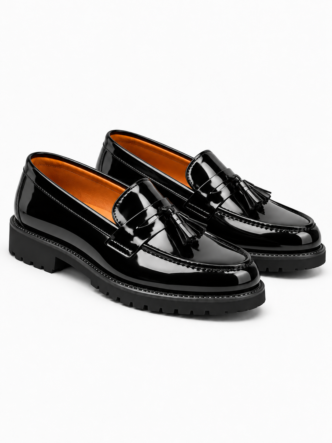 Lucas – Mocassin à pampilles homme — porté