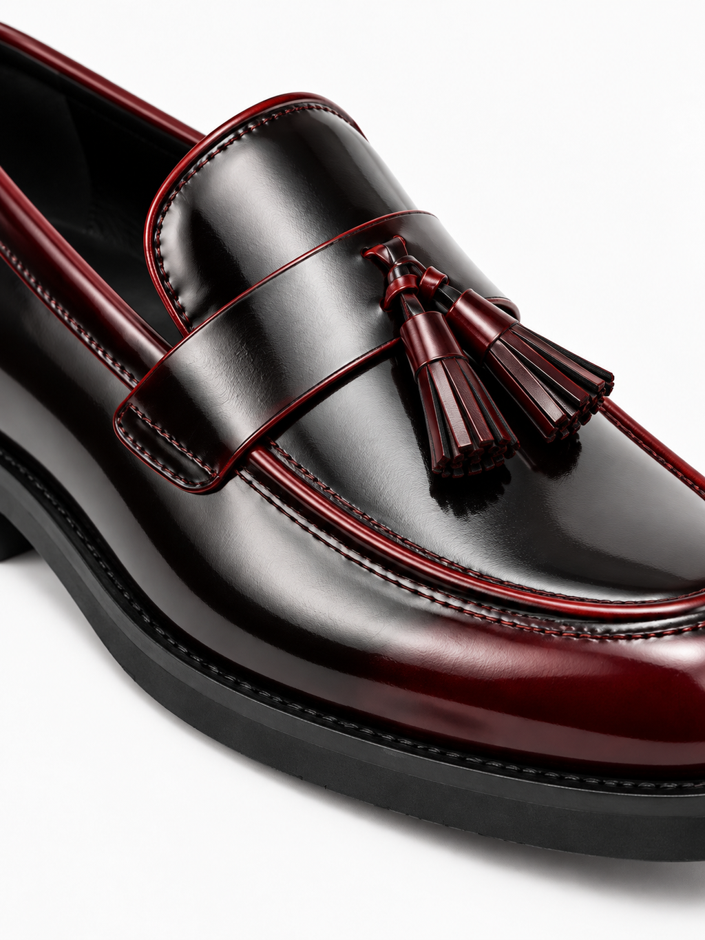 Nolan – Mocassin à Pampilles Homme — détail matière