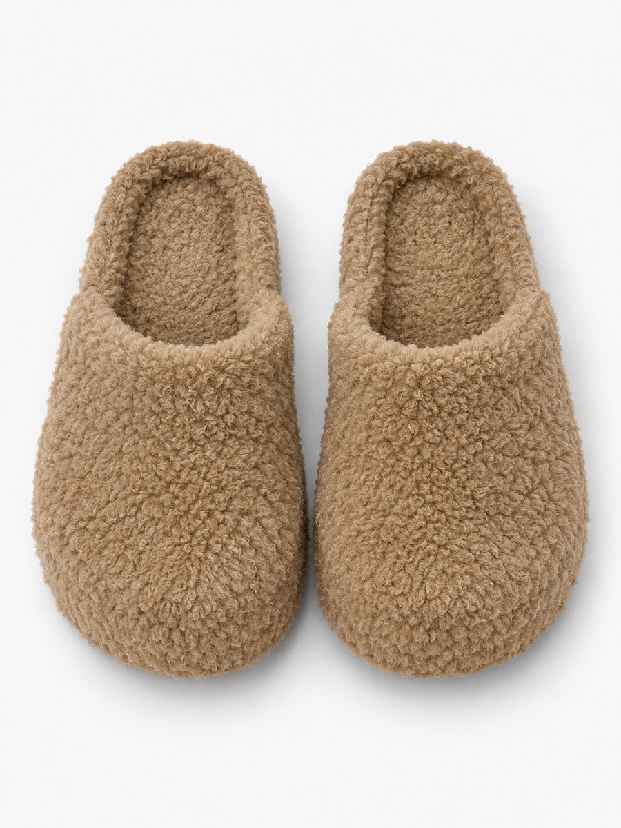 Romy-Rose – Mule plateforme fourrée femme – Kaki — dessus
