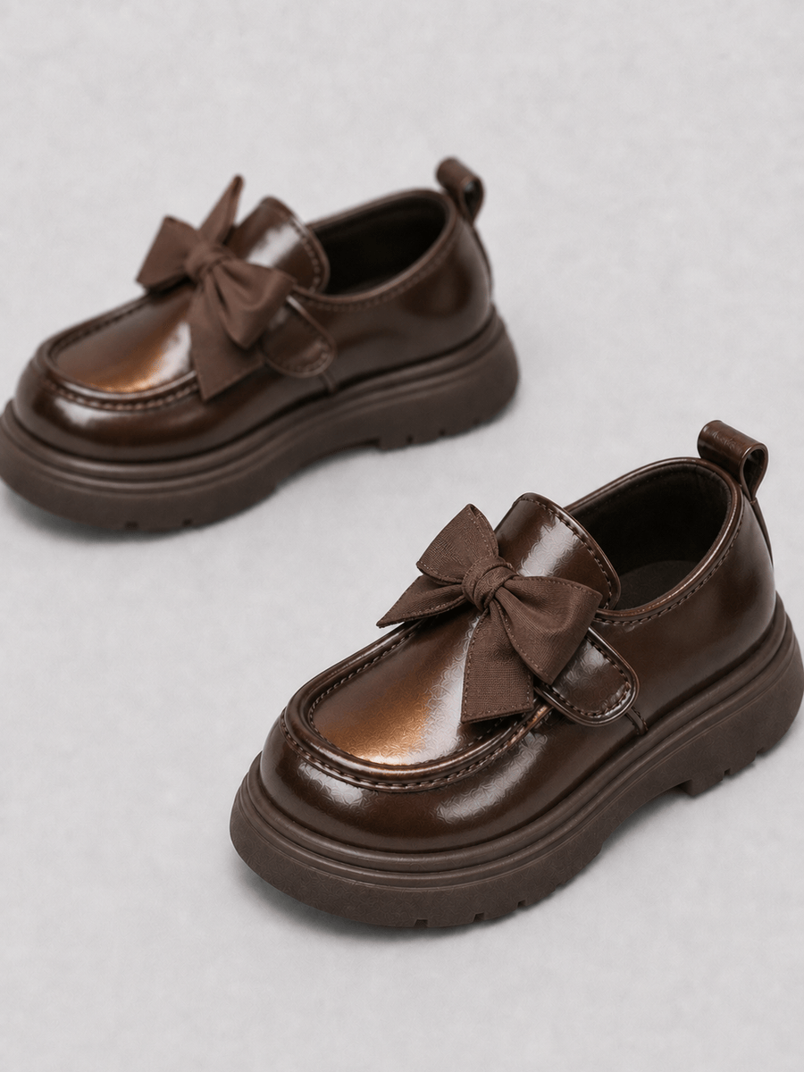 Casa Bellori Agathe – Mocassin marron enfant fille