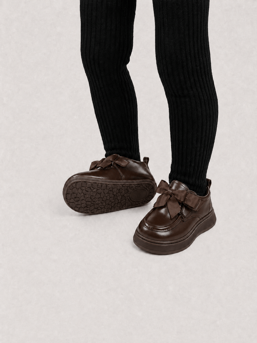 Casa Bellori Agathe – Mocassin marron enfant fille