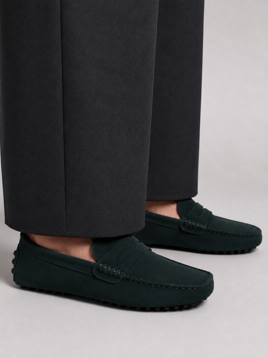 Casa Bellori Alexis – Mocassin en daim souple homme