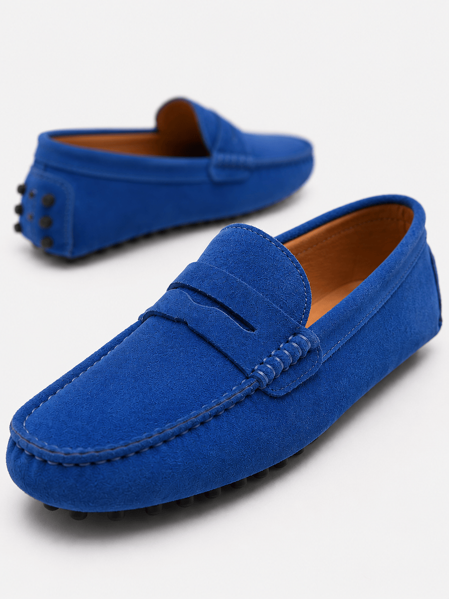 Casa Bellori Amir – Mocassin en daim souple homme