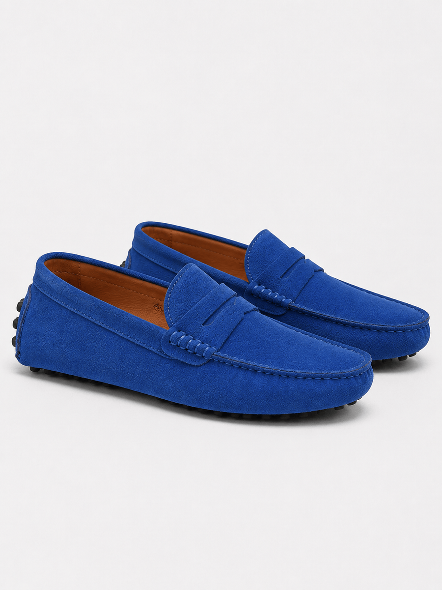 Casa Bellori Amir – Mocassin en daim souple homme