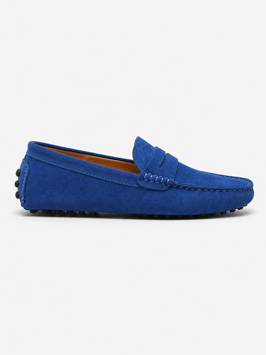 Casa Bellori Amir – Mocassin en daim souple homme