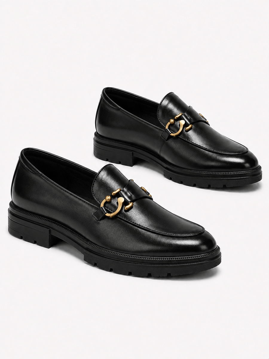 Casa Bellori Anselme – Mocassin rond noir homme