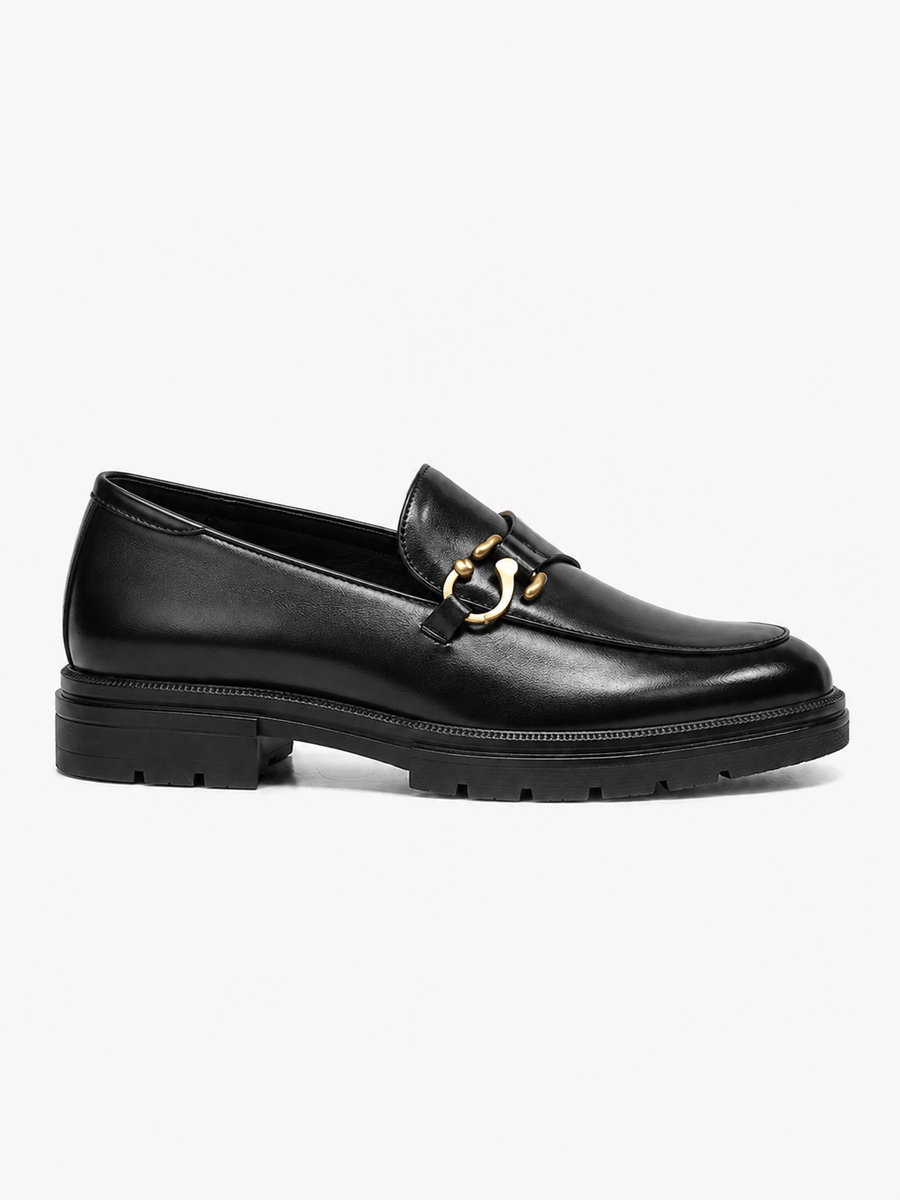 Casa Bellori Anselme – Mocassin rond noir homme