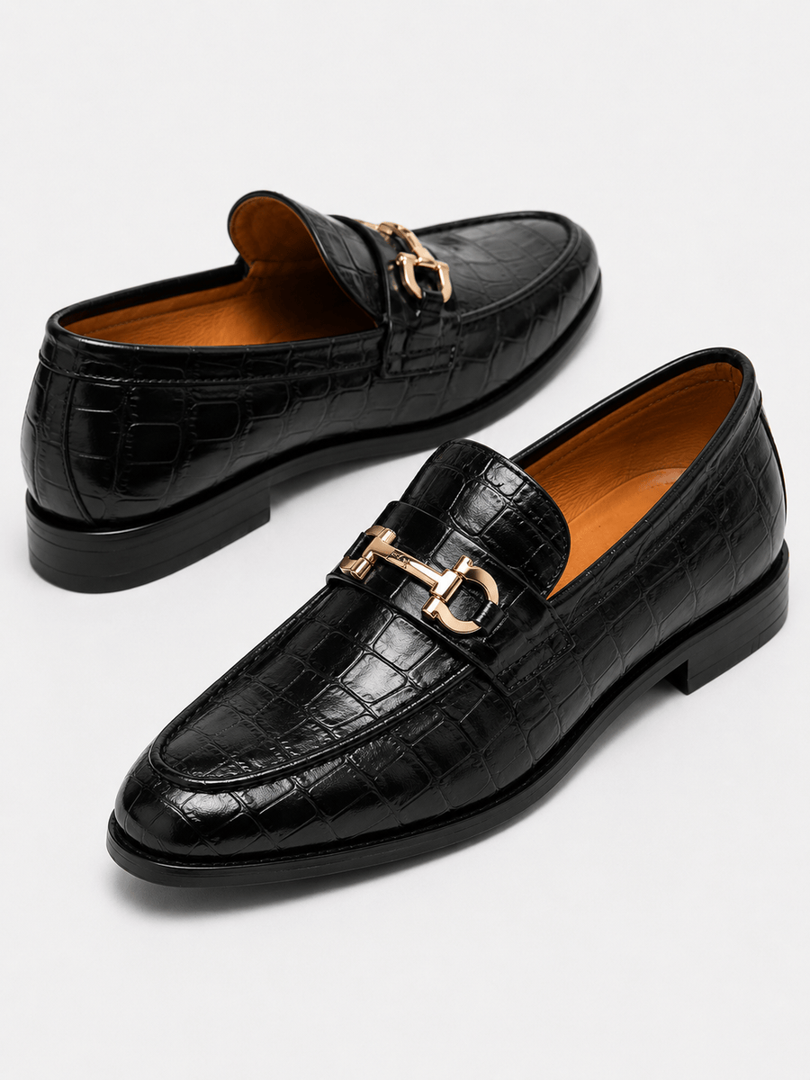 Casa Bellori Baptiste – Mocassin en cuir verni homme