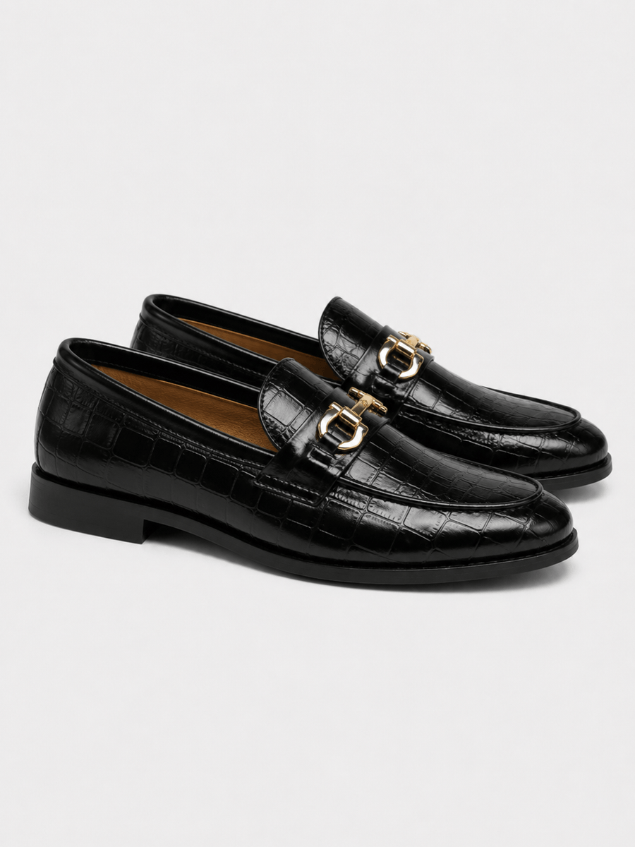 Casa Bellori Baptiste – Mocassin en cuir verni homme