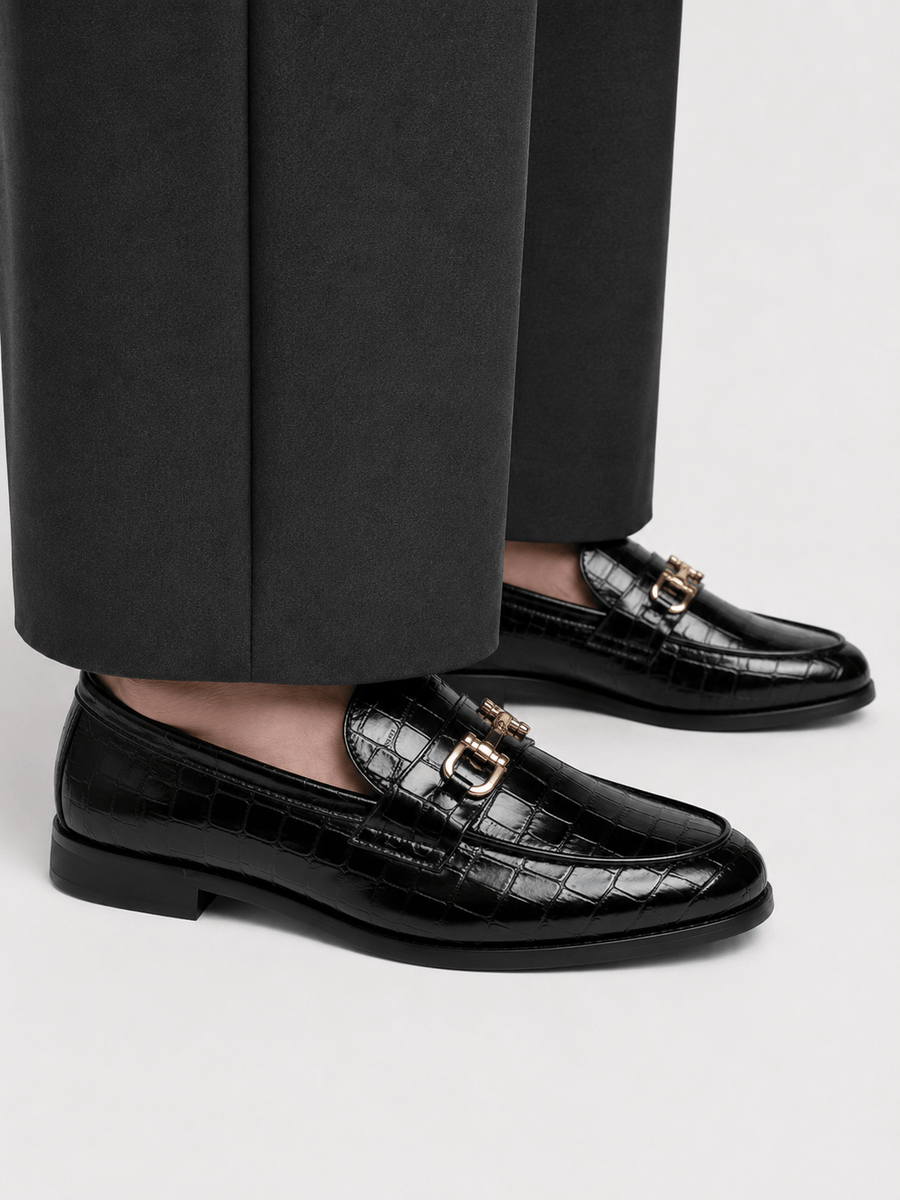 Casa Bellori Baptiste – Mocassin en cuir verni homme