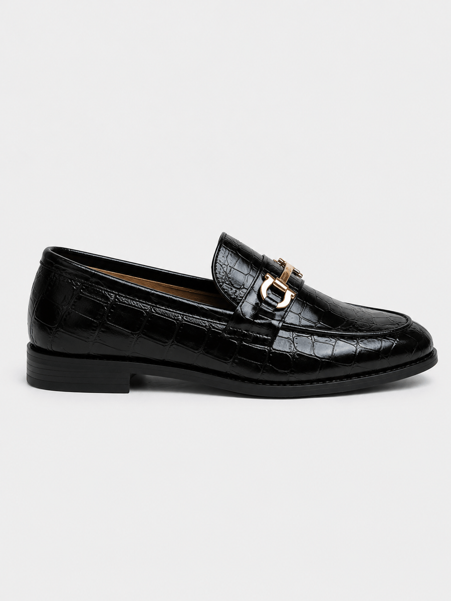 Casa Bellori Baptiste – Mocassin en cuir verni homme