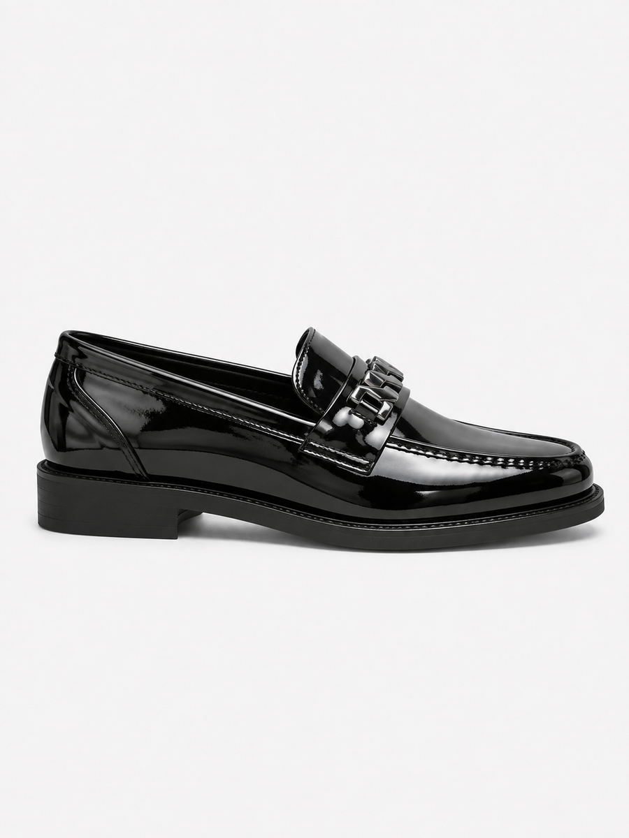 Casa Bellori Bastien – Mocassin pointu noir homme