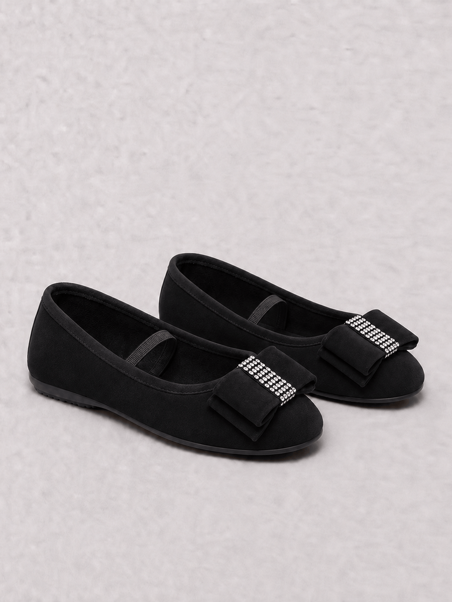 Casa Bellori Chloé – Mocassin noir enfant fille