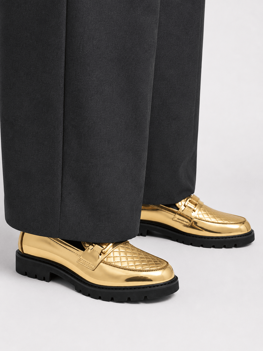 Casa Bellori Côme – Mocassin doré homme