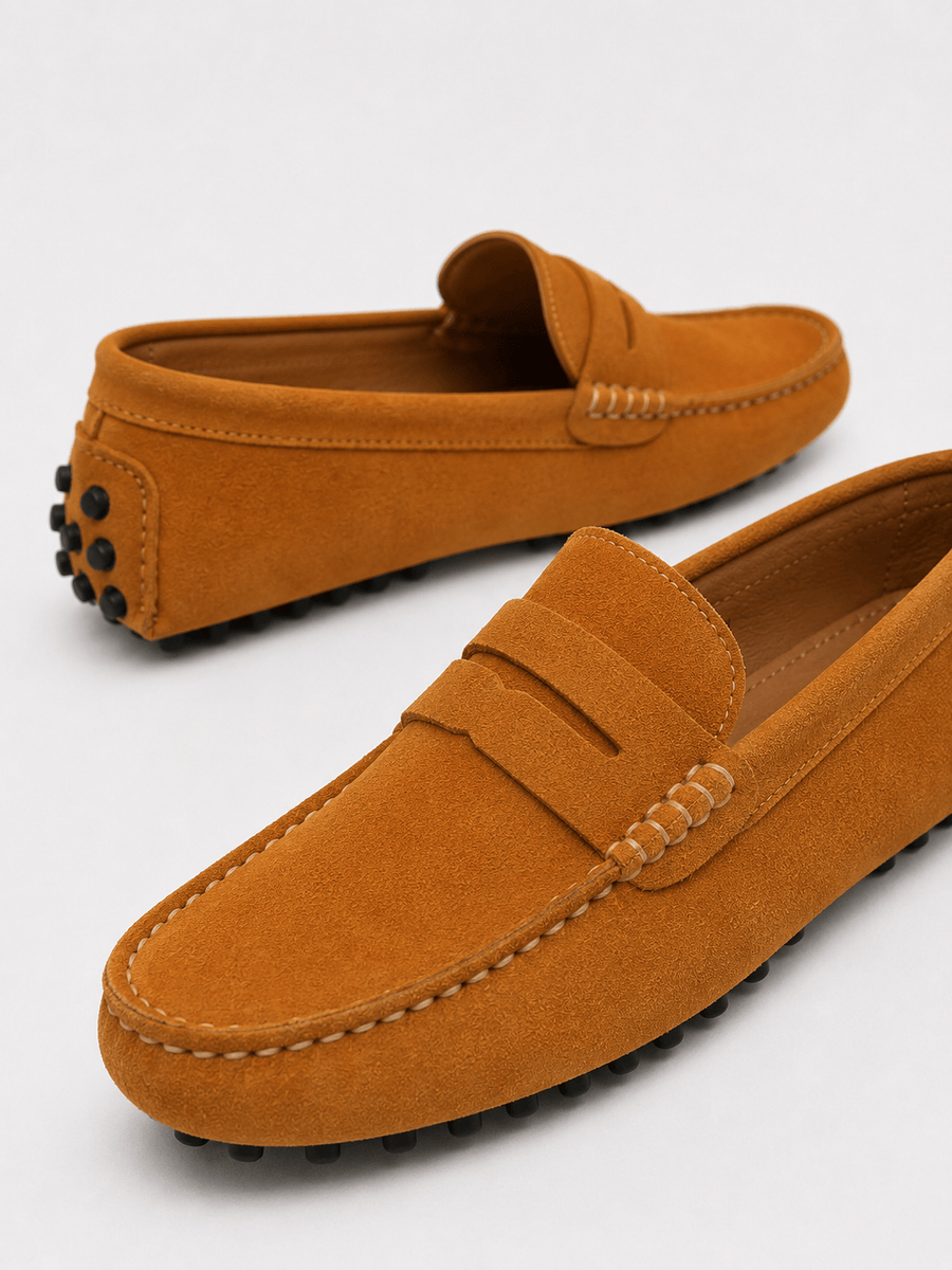 Casa Bellori Dorian – Mocassin en daim souple homme
