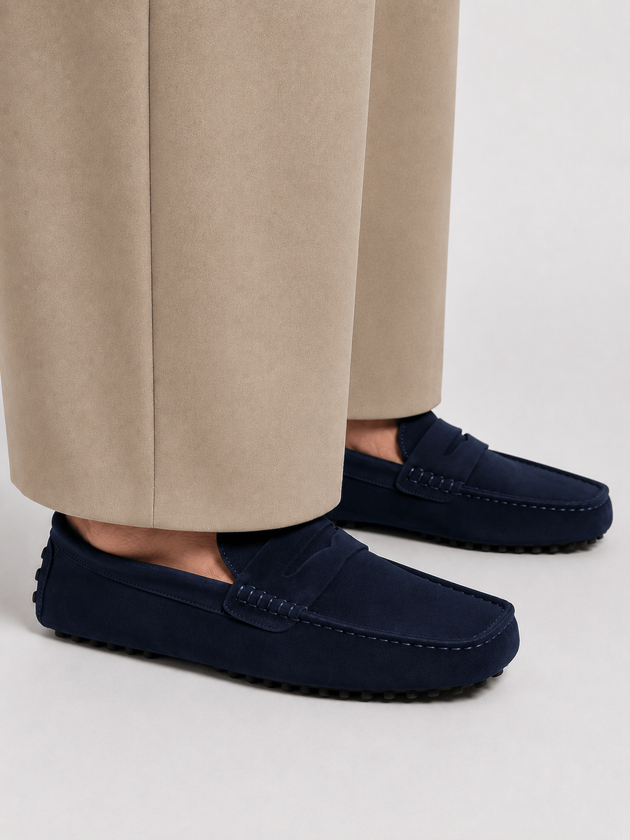 Casa Bellori Elias – Mocassin en daim souple homme