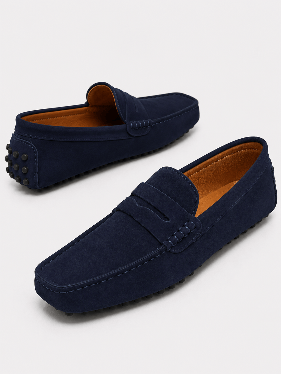 Casa Bellori Elias – Mocassin en daim souple homme
