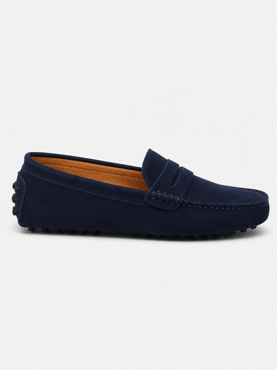 Casa Bellori Elias – Mocassin en daim souple homme