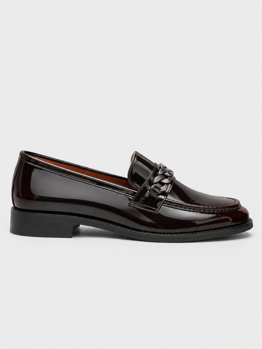 Casa Bellori Emeric – Mocassin bordeaux bout pointu homme