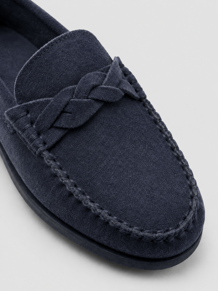 Casa Bellori Evan – Mocassin bleu marine enfant garçon