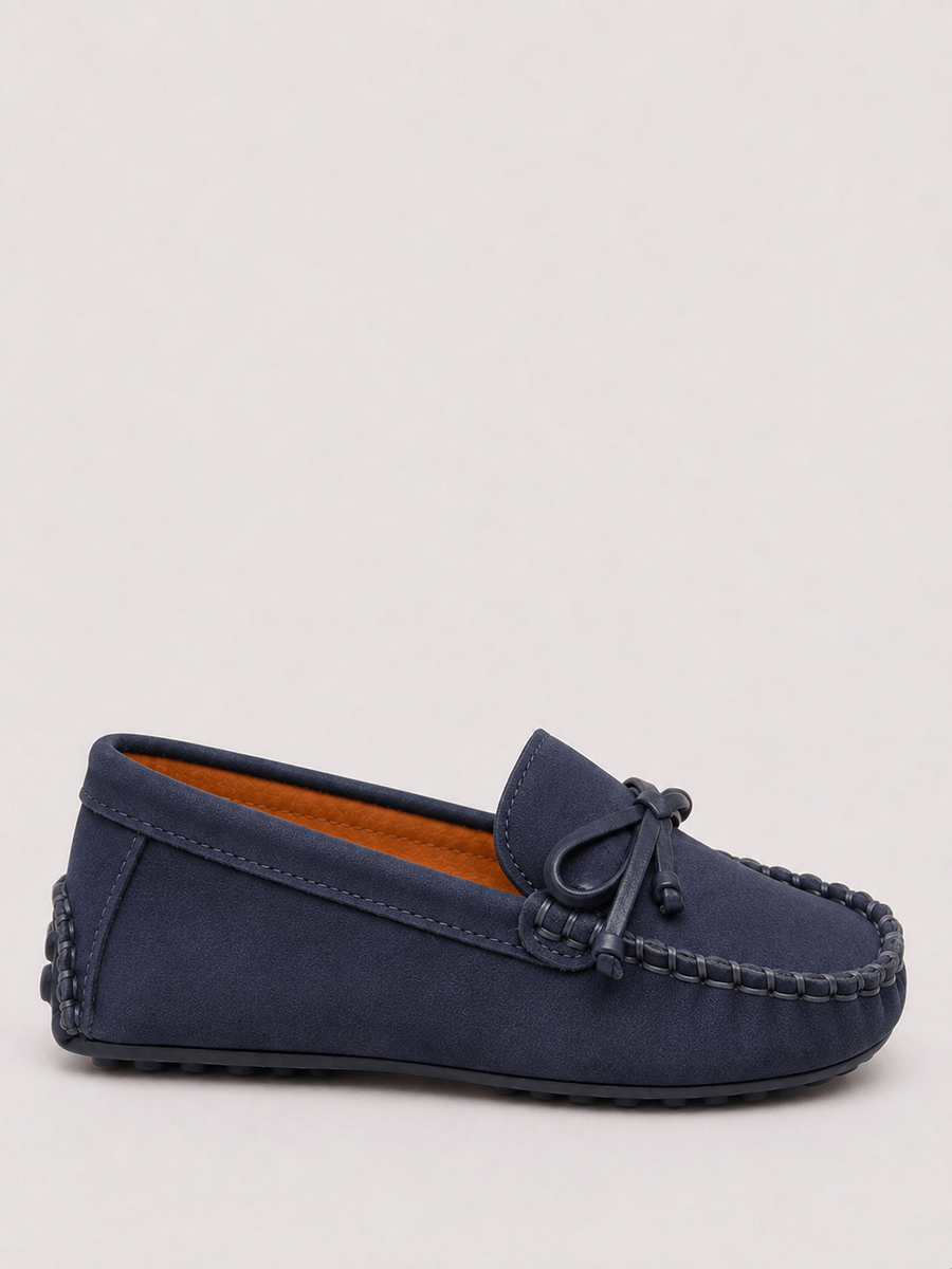 Casa Bellori Evan – Mocassin bleu marine enfant garçon