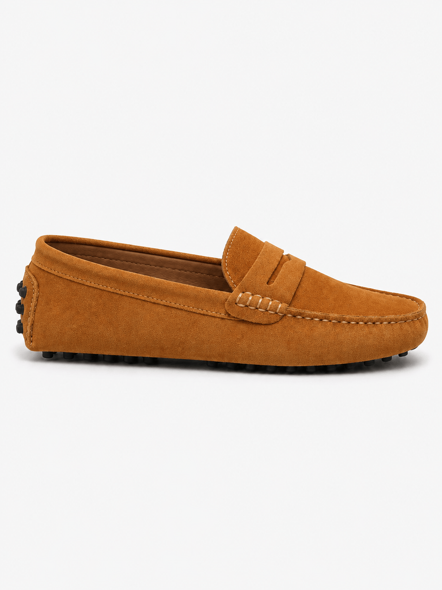 Casa Bellori Evan – Mocassin en daim souple homme