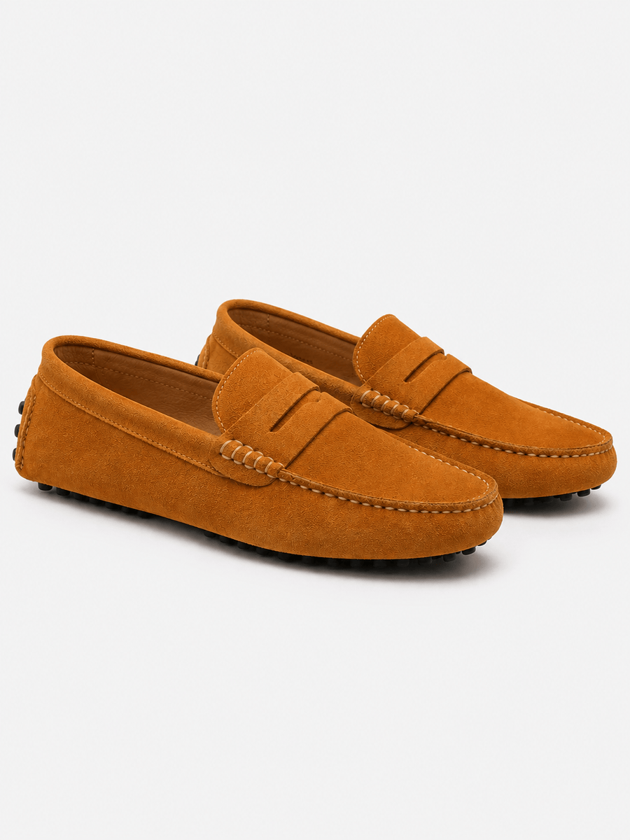 Casa Bellori Evan – Mocassin en daim souple homme
