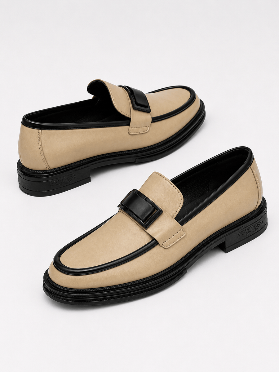 Casa Bellori Fabien – Chaussure business kaki homme