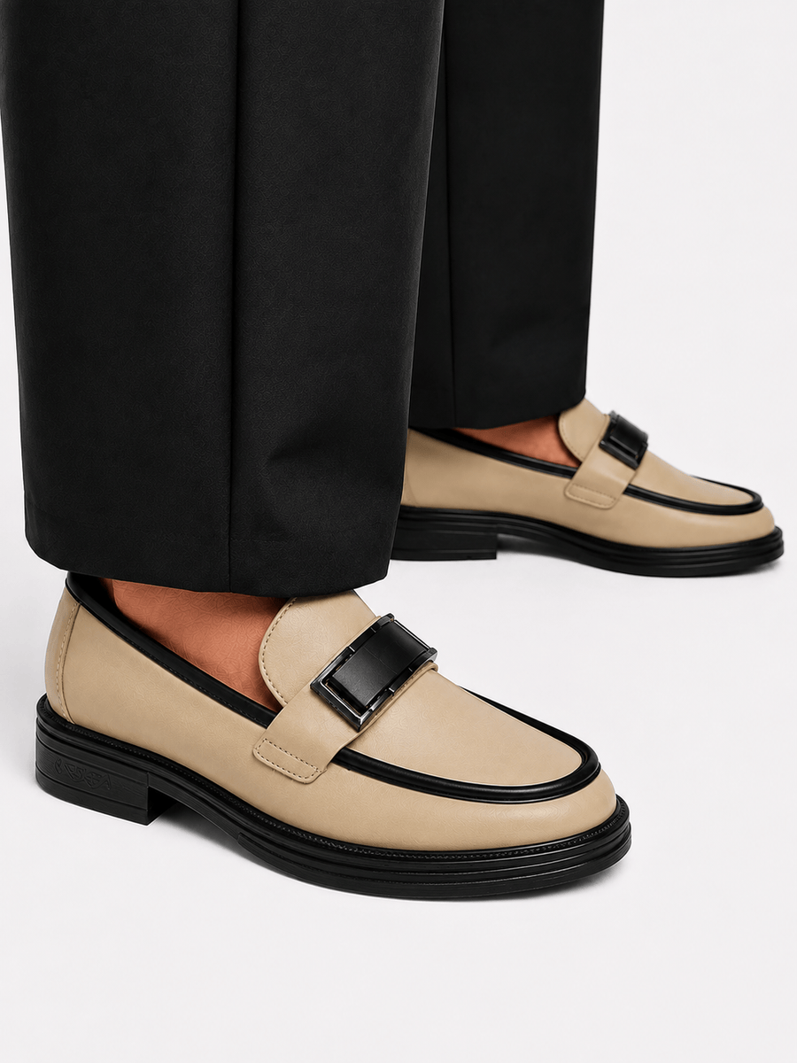 Casa Bellori Fabien – Chaussure business kaki homme