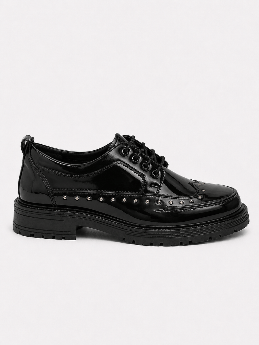 Casa Bellori Ferdinand – Chaussure cloutée noire homme