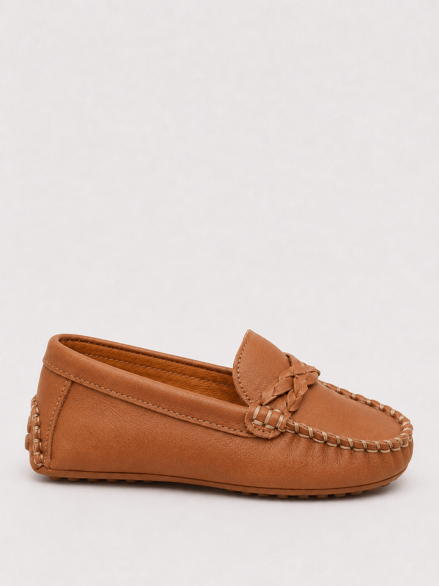 Casa Bellori Gabin – Mocassin marron enfant garçon