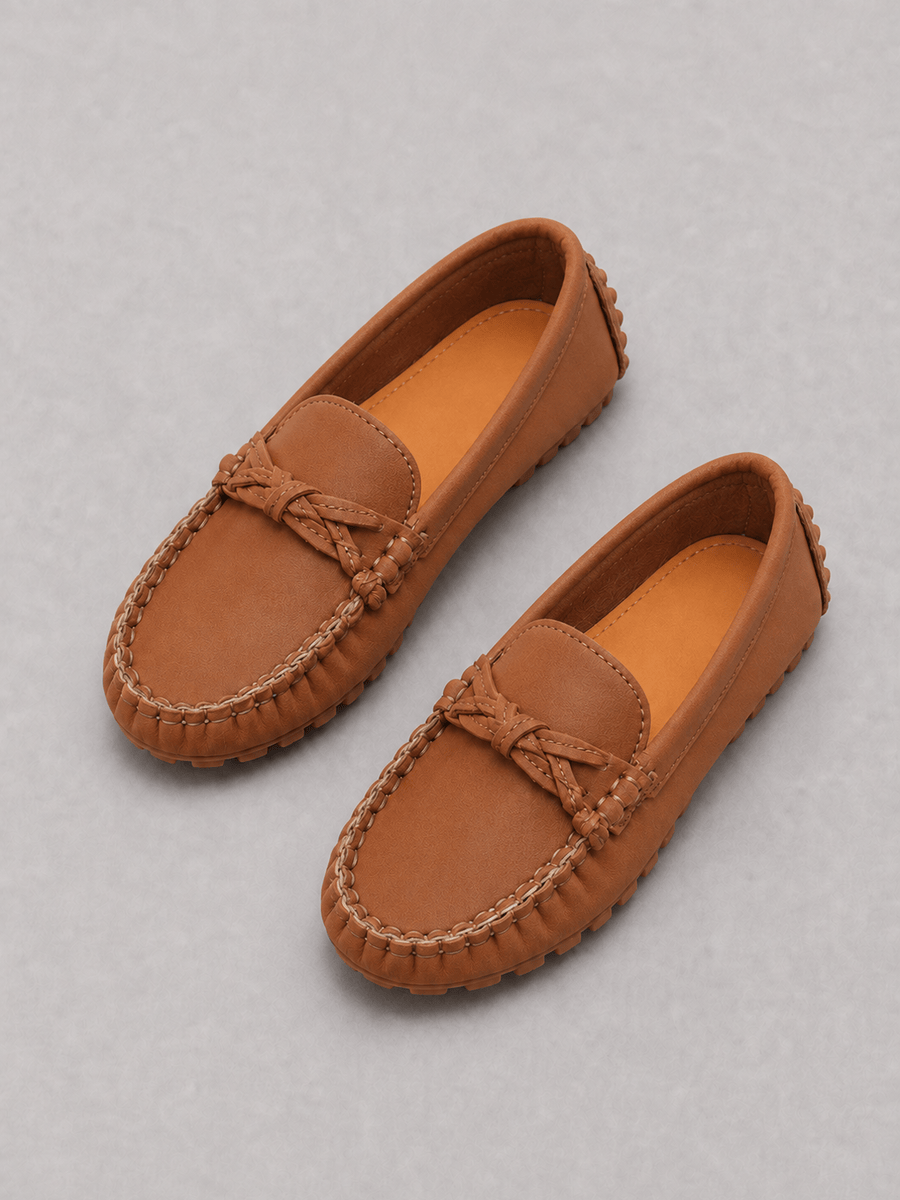 Casa Bellori Gabin – Mocassin marron enfant garçon