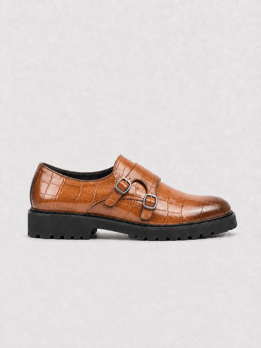 Casa Bellori Gaspard – Mocassin jaune à double boucle homme