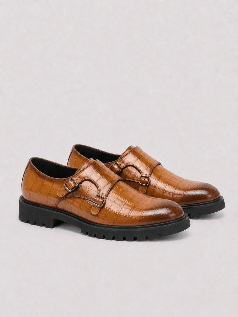 Casa Bellori Gaspard – Mocassin jaune à double boucle homme