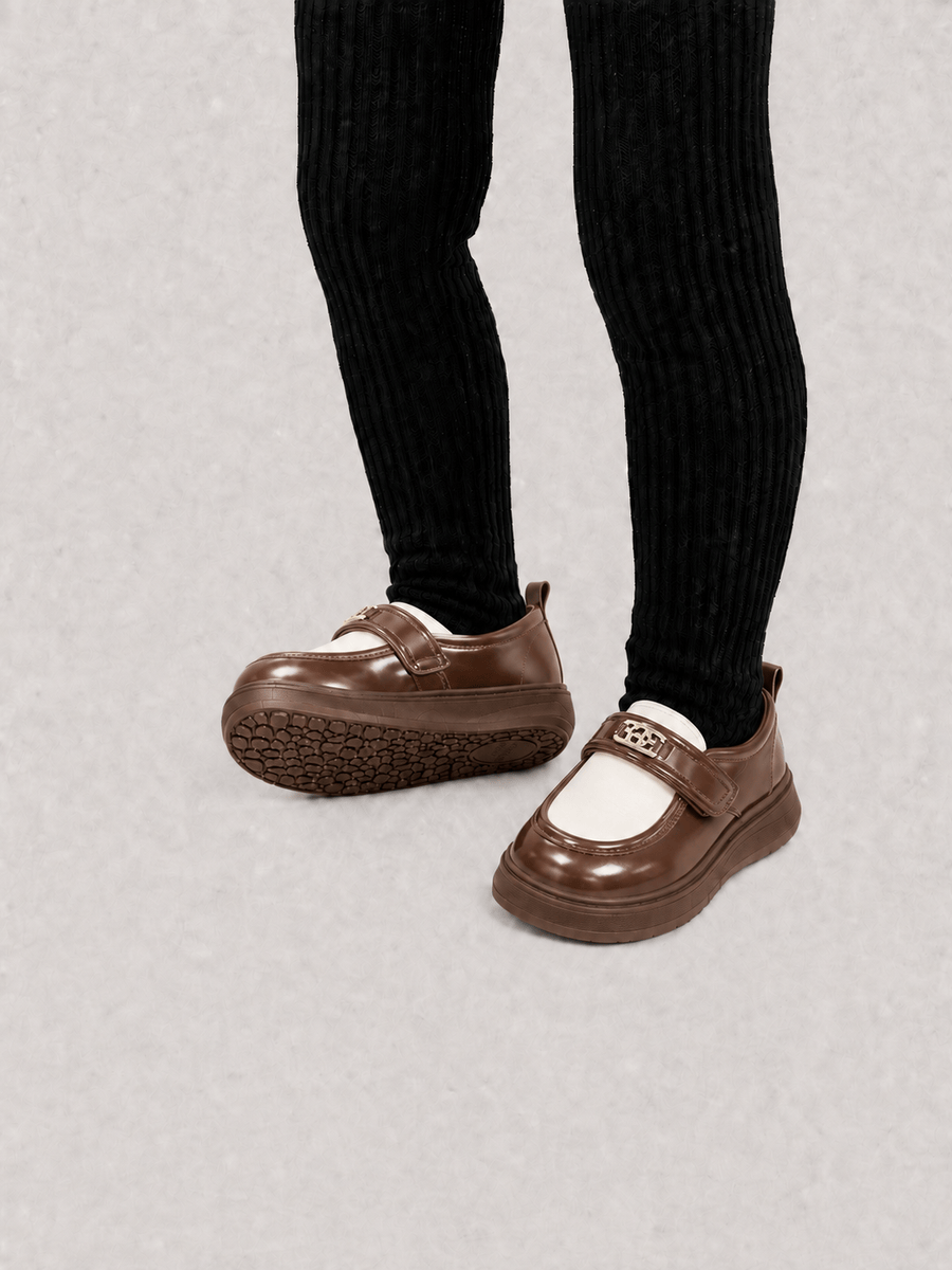 Casa Bellori Ines – Mocassin marron enfant