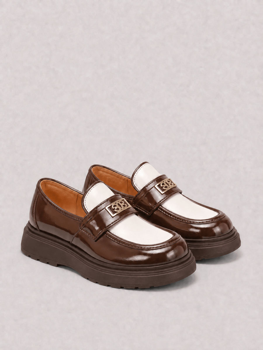 Casa Bellori Ines – Mocassin marron enfant