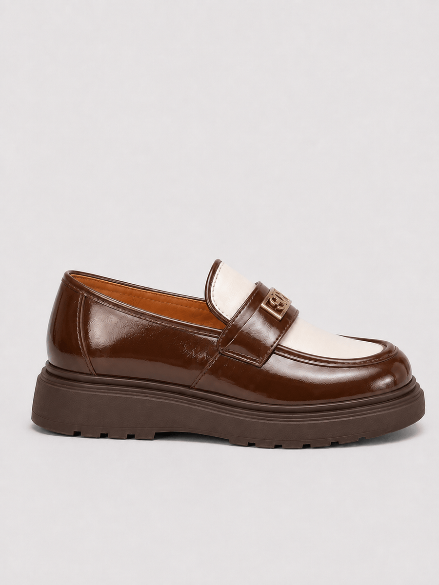 Casa Bellori Ines – Mocassin marron enfant