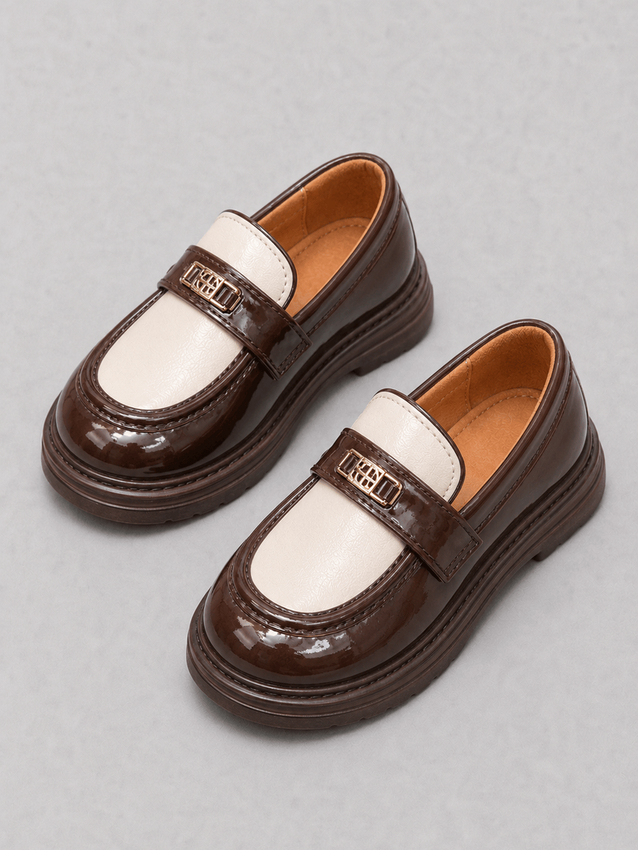 Casa Bellori Ines – Mocassin marron enfant
