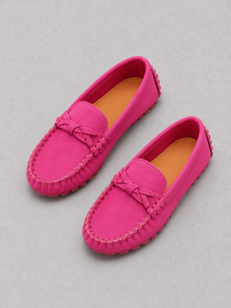 Casa Bellori Iris – Mocassin rose enfant fille