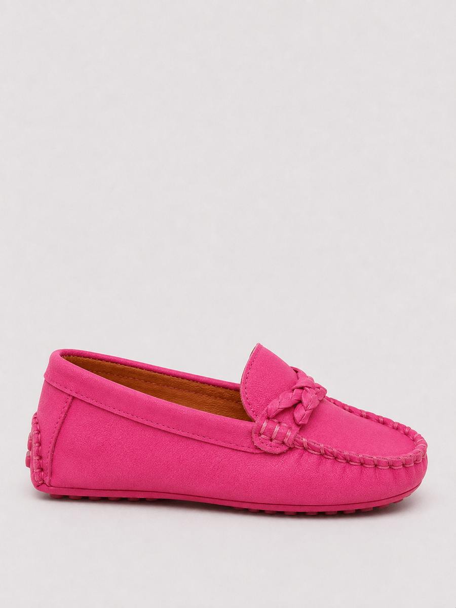 Casa Bellori Iris – Mocassin rose enfant fille