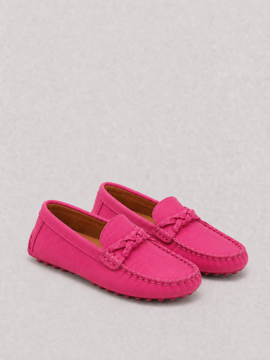 Casa Bellori Iris – Mocassin rose enfant fille