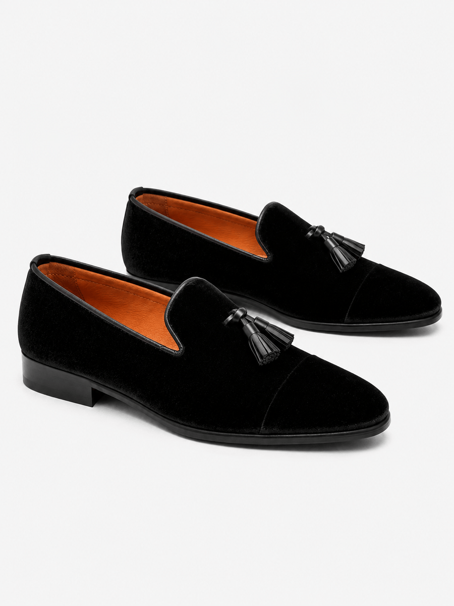 Casa Bellori Jules – Mocassin en daim noir homme
