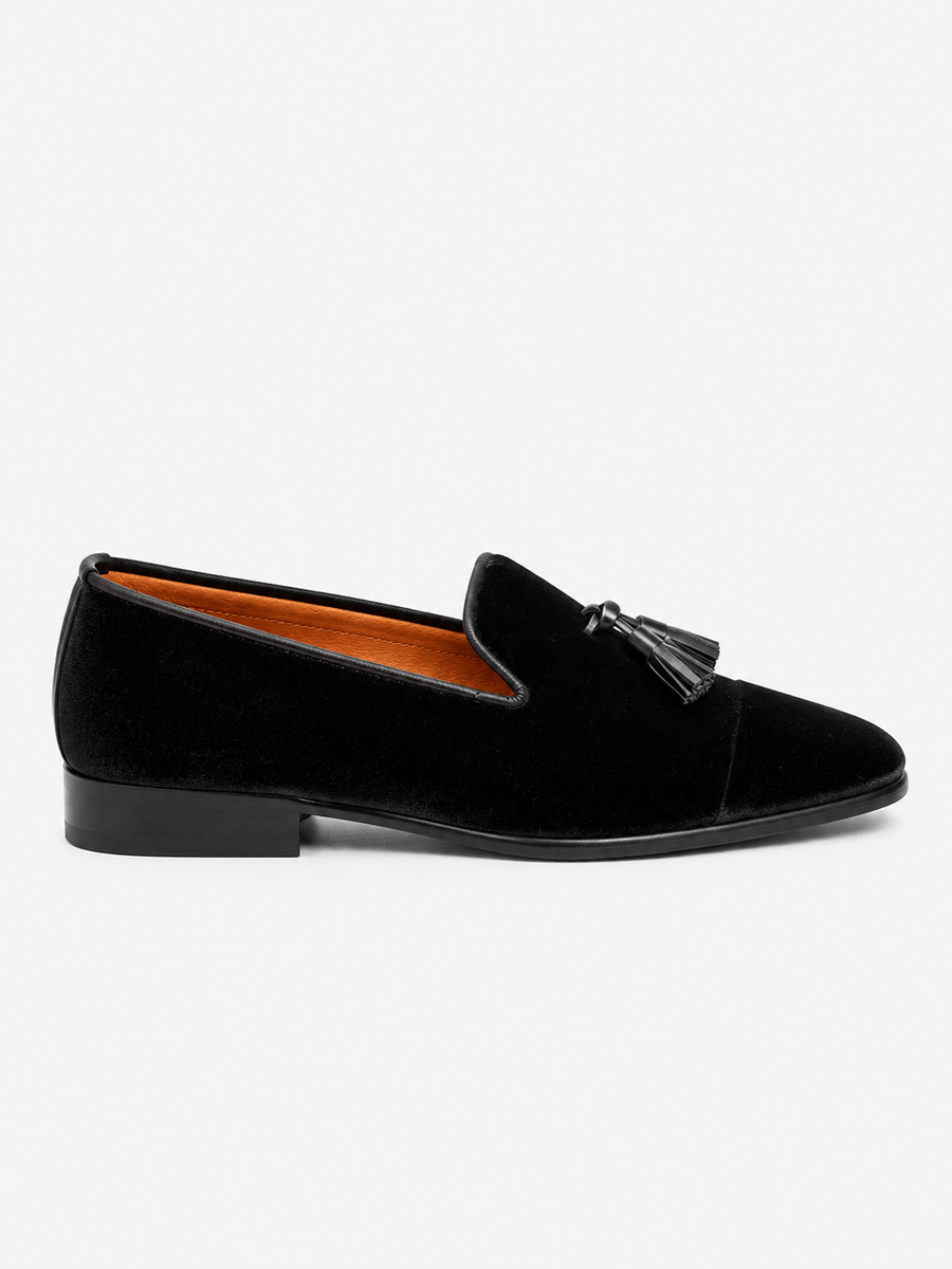 Casa Bellori Jules – Mocassin en daim noir homme