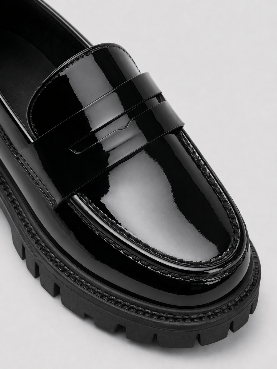 Casa Bellori Justine – Mocassin noir enfant