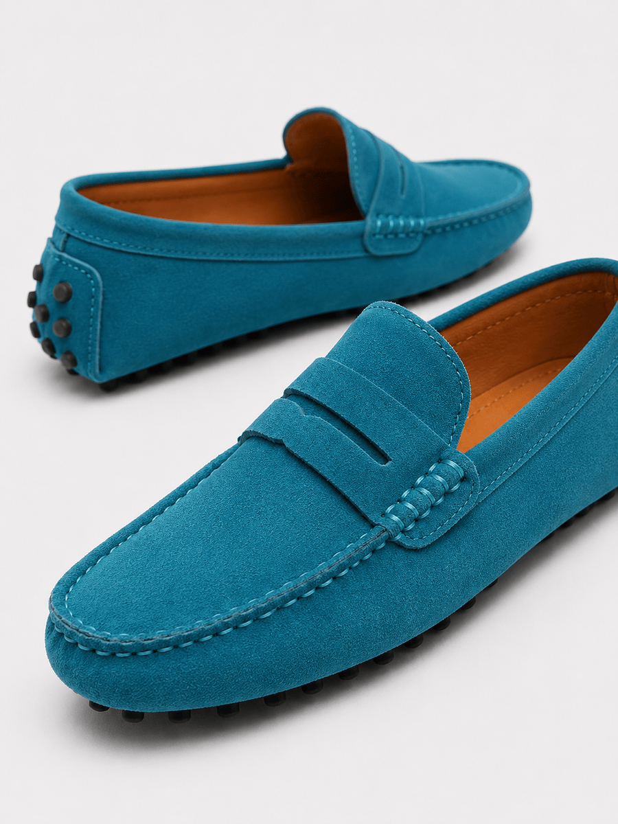 Casa Bellori Kylian – Mocassin en daim souple homme