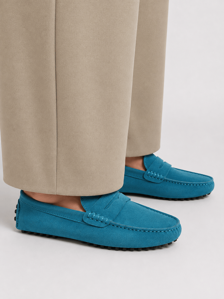 Casa Bellori Kylian – Mocassin en daim souple homme