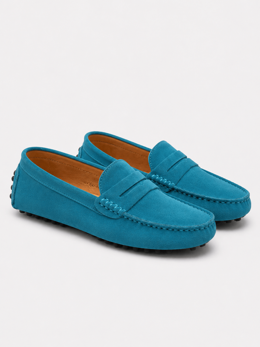 Casa Bellori Kylian – Mocassin en daim souple homme